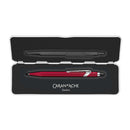 Caran d'Ache 849 Colormat-X Swiss Made Metal Ballpoint Pen, Red w/Slimpack