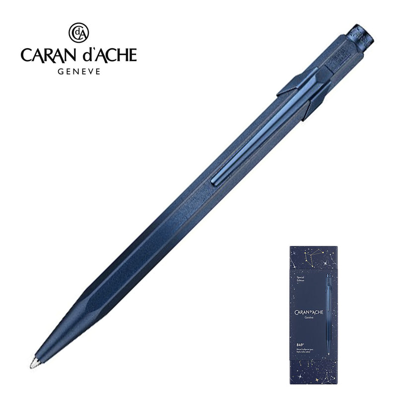 Caran d'Ache 849 Special Edition Ballpoint Pen, Cosmic Night Blue