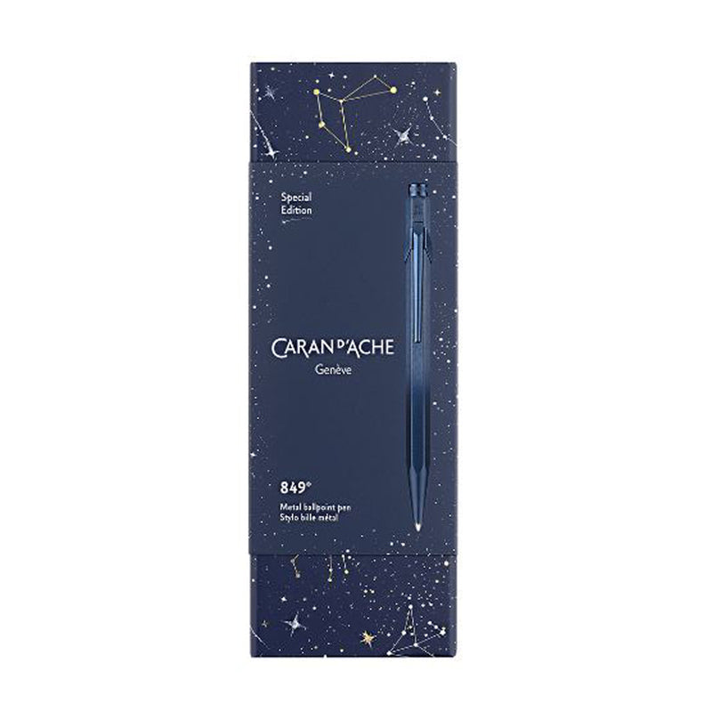 Caran d'Ache 849 Special Edition Ballpoint Pen, Cosmic Night Blue