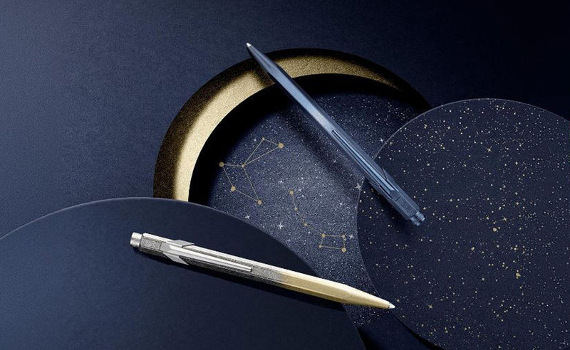 Caran d'Ache 849 Special Edition Ballpoint Pen, Cosmic Night Blue