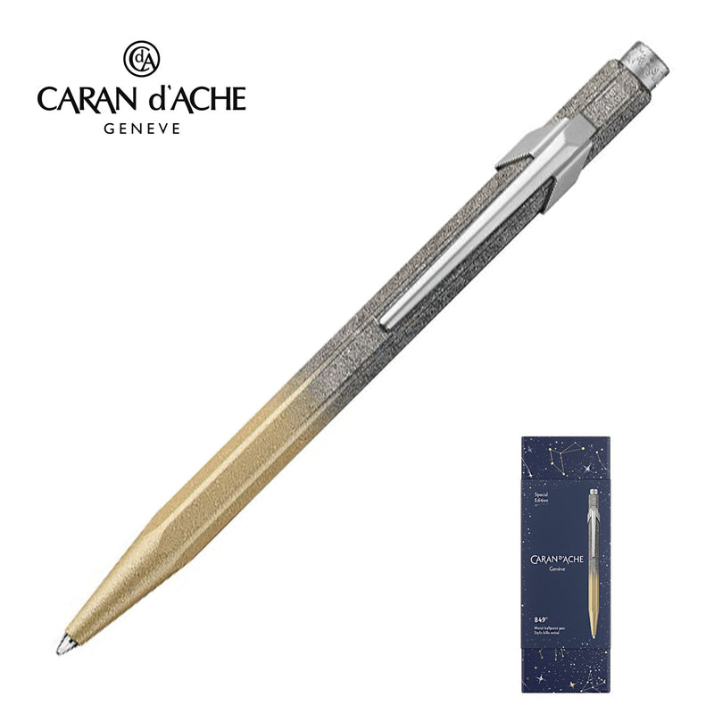 Caran d'Ache 849 Special Edition Ballpoint Pen, Cosmic Gold Gradient