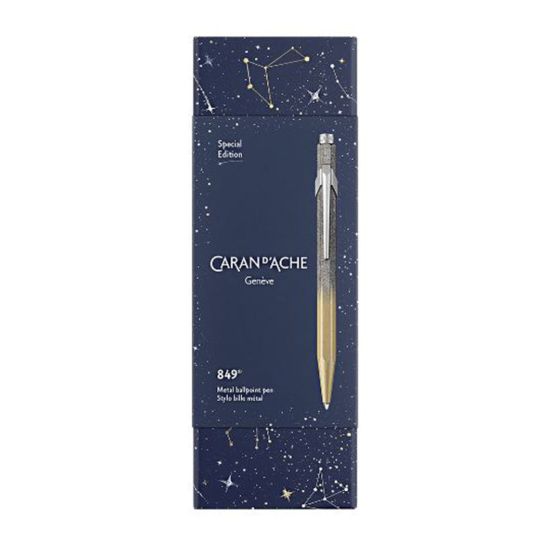 Caran d'Ache 849 Special Edition Ballpoint Pen, Cosmic Gold Gradient