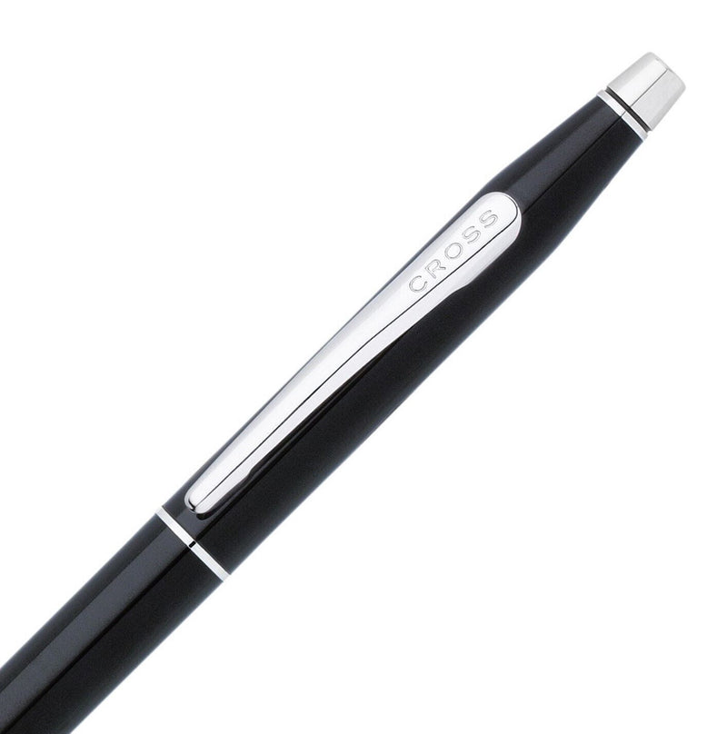 Cross Classic Century Ballpoint Pen, Black Lacquer, Chrome Trim