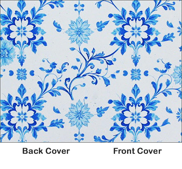 Rosetta Notes Pocket Notebook, 3.5"x5.5", Delft Tile Art