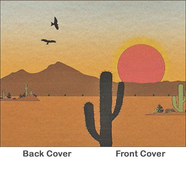 Rosetta Notes Pocket Notebook, 3.5"x5.5", Desert Sunset