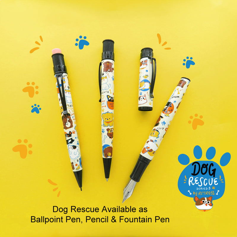 Retro 51 Tornado Ballpoint Pen, Dog Rescue