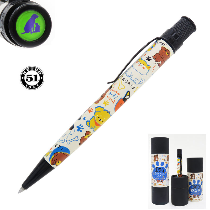 Retro 51 Tornado Ballpoint Pen, Dog Rescue