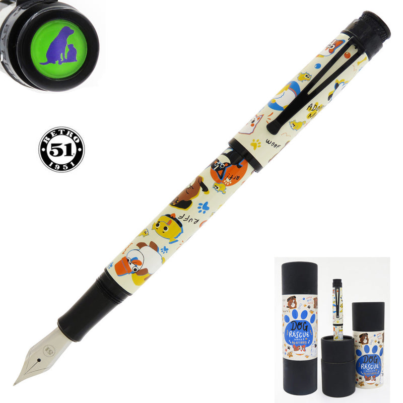 Retro 51 Tornado Fountain Pen, Dog Rescue