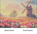 Rosetta Notes Pocket Notebook, 3.5"x5.5", Dutch Windmill Sunset