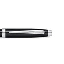 Sheaffer® 100 Fountain Pen, Glossy Black Lacquer, Chrome Trims