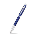 Sheaffer® 100 Fountain Pen, Glossy Blue Lacquer, Chrome Trims