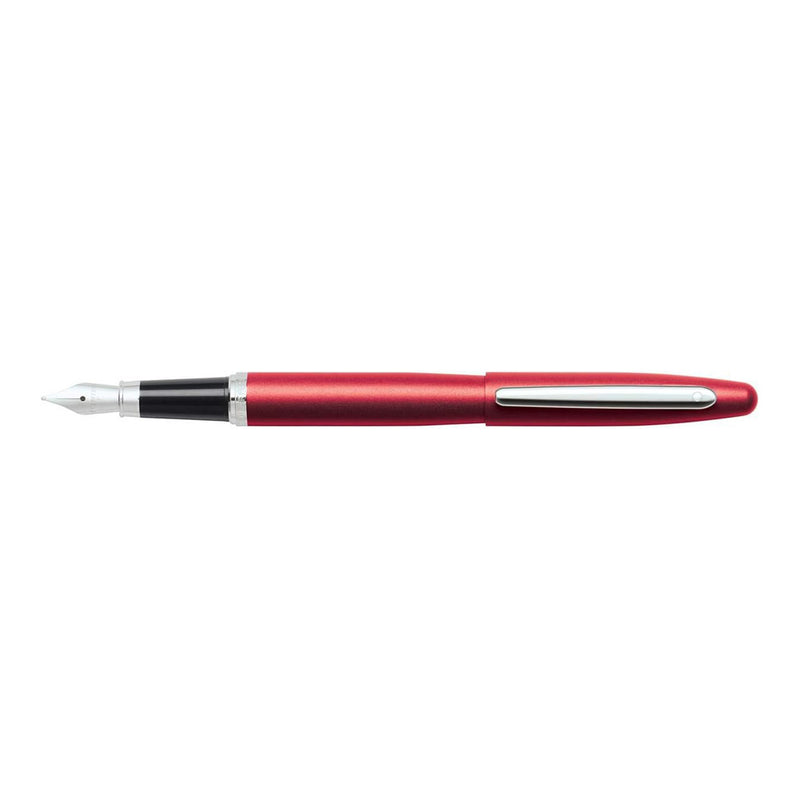 Sheaffer VFM Fountain Pen, Excessive Red, Chrome Trim