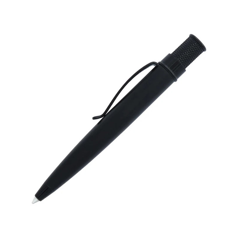 Retro 51 Tornado Elite Mini Ballpoint Pen, Black Stealth