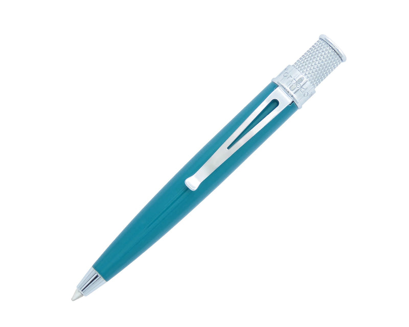 Retro 51 Tornado Elite Mini Ballpoint Pen, Turquoise