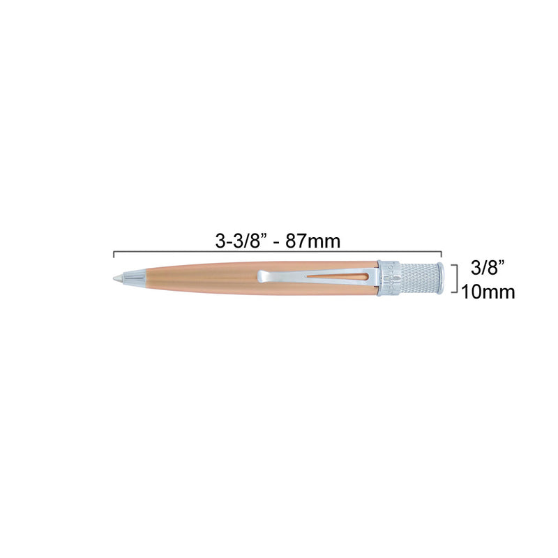 Retro 51 Tornado Elite Mini Ballpoint Pen, Copper