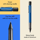 Lamy AL-Star Aluminum 0.5mm Mechanical Pencil, Ocean Blue