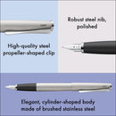 Lamy Studio Fountain Pen, Brushed Stainless Steel