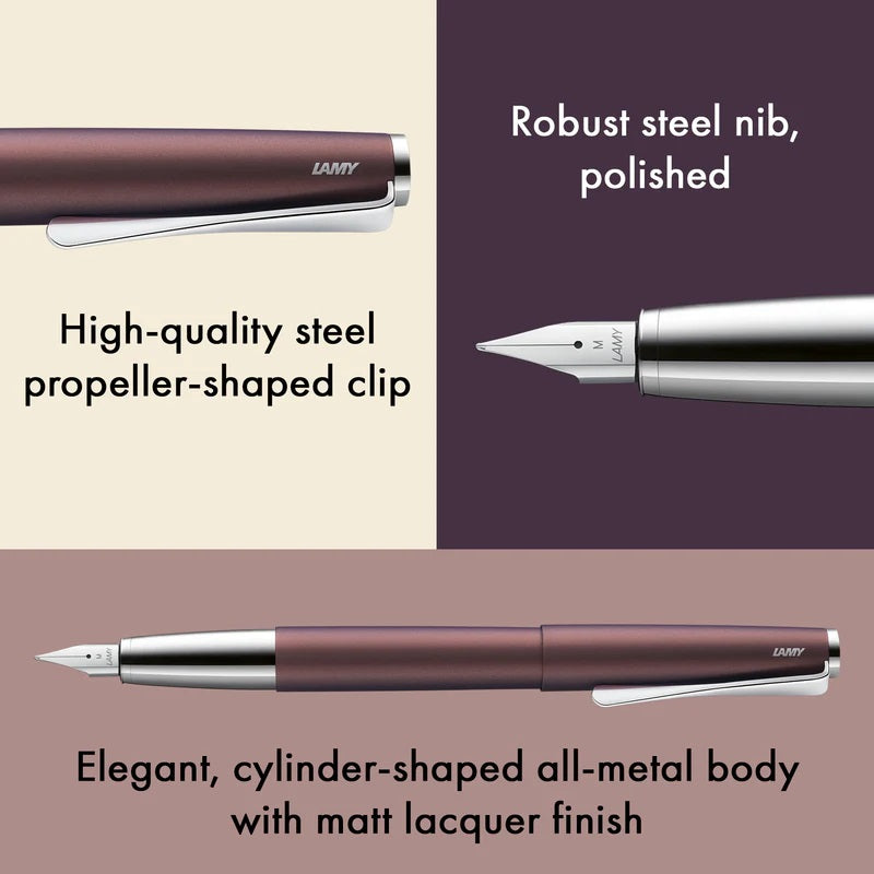 Lamy Studio Fountain Pen, Matte Orion