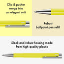 Lamy Logo M+ Ballpoint Pen, Neon Yellow