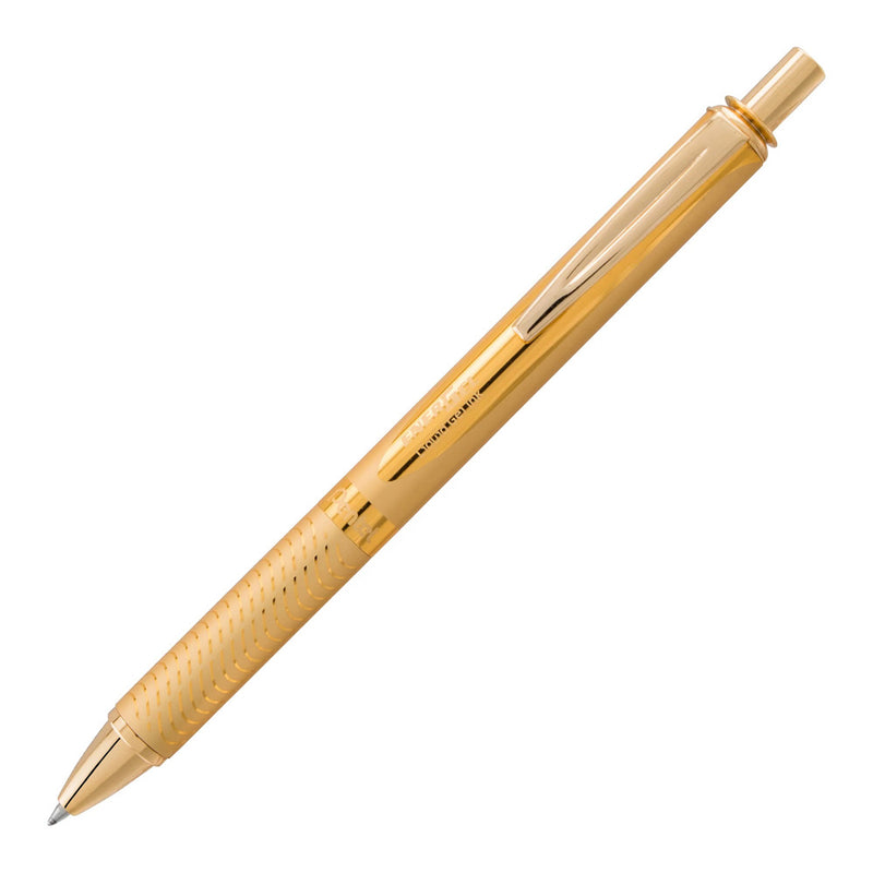 Pentel EnerGel Alloy RT Liquid Gel Roller Pen, BL407XABX, Gold