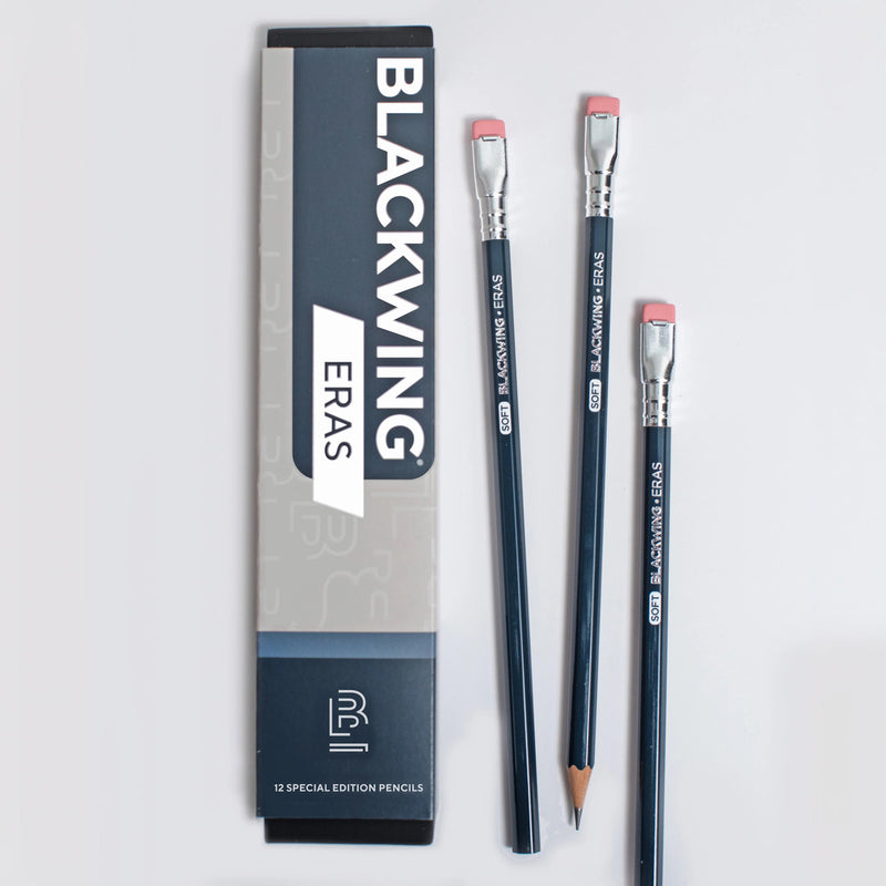 Bx/12 Blackwing Pencils, Ltd Edition, Eras 2024, Dark Blue Barrel, Soft Graphite