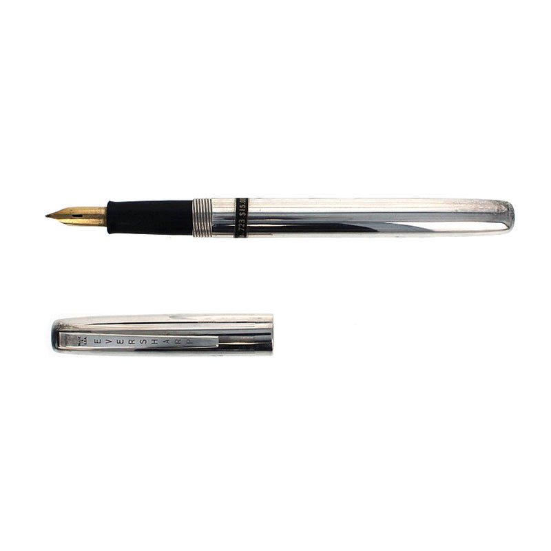 Eversharp Slim Ventura Sterling Silver Fountain Pen/Pencil Set