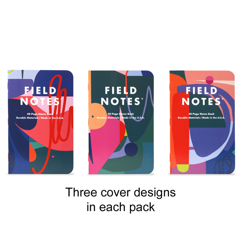 Pack of 3 Field Notes, Spring 2024 Ltd Edition, "Flora"