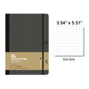 Flexbook Adventure Pocket Notebook, A6-3.54" x 5.51", Black, Dot Grid