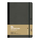 Flexbook Adventure Notebook, B5-6.69"x9.44" Lined, Black