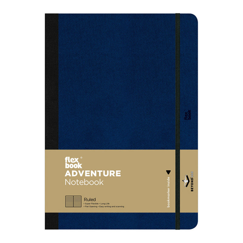 Flexbook Adventure Notebook, B5-6.69"x9.44" Lined, Blue