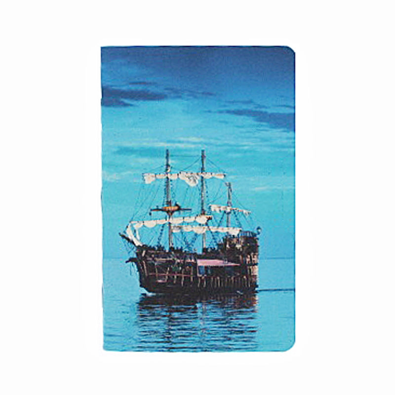 Rosetta Notes Pocket Notebook, 3.5"x5.5", Flying Dutchman Ghost Ship