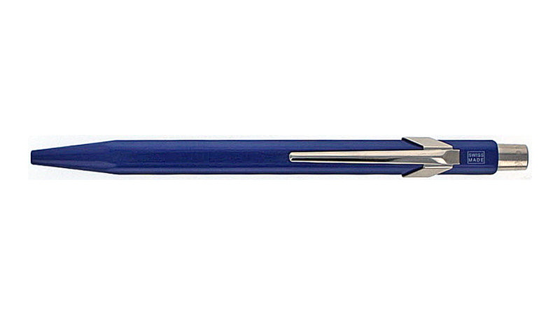 Caran d'Ache 849 Swiss Made Metal Ballpoint Pen, Sapphire Blue, Pre-Owned
