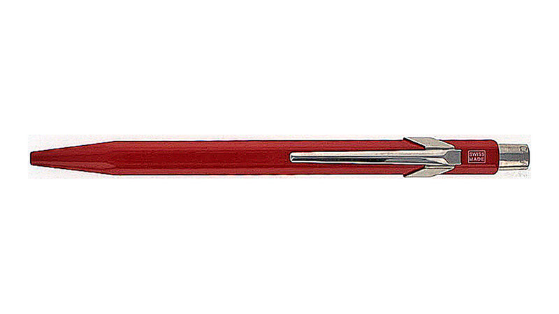 Caran d'Ache 849 Swiss Made Metal Ballpoint Pen, Red, Pre-Owned