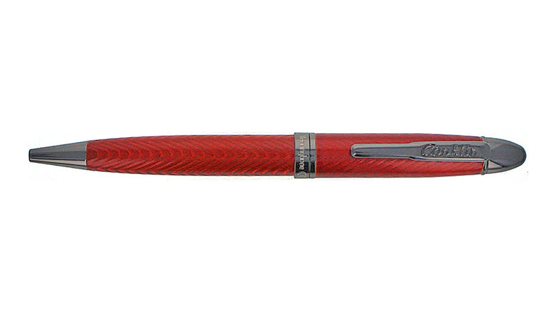 Conklin Herringbone Ballpoint Pen, Red, Pre-Owned