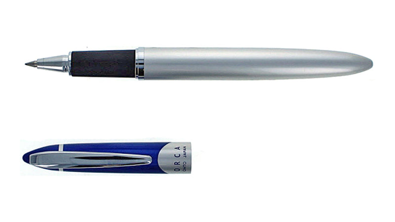 Ohto Orca Rollerball Pen, Blue/Chrome, Pre-Owned