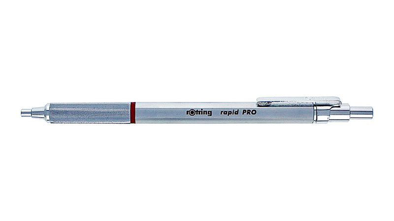 Rotring Rapid Pro Ballpoint Pen, Silver, Pre-Owned