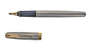 Parker Sonnet Rollerball Pen, Satin Chrome, Gold Trim, Pre-Owned
