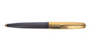 Parker 51 Deluxe Ballpoint Pen, Plum, Gold Trim, Pre-Owned
