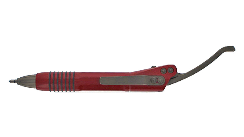 Microtech 401-SS-RD Siphone II Ballpoint Pen, Red, Pre-Owned