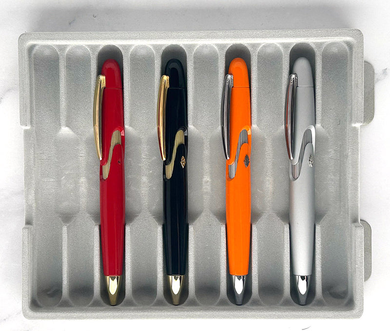 Lot of 4 Stipula Speed Ballpoint Pens, Pre-Owned