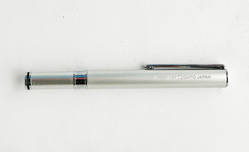 Ohto Tasche Mini Ballpoint Pen, Silver, Pre-Owned