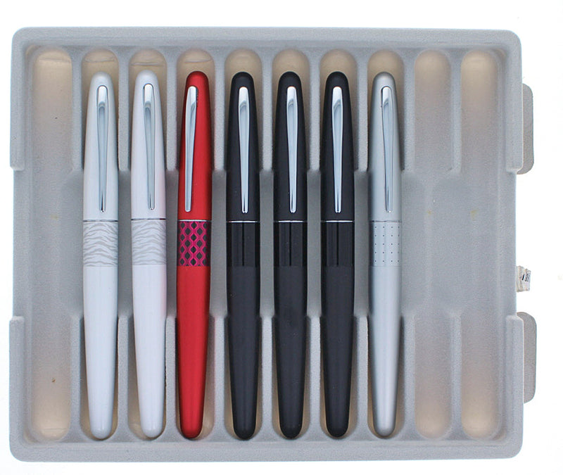 Lot/7 Pilot Metropolitan Rollerball Pens, Assorted Colors, Pre-Owned