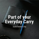 Everyman Grafton Ballpoint Pen, Aegean Blue, Black Clip