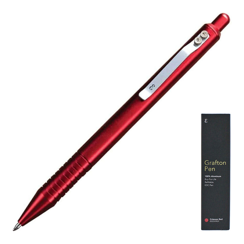 Everyman Grafton Ballpoint Pen, Crimson Red