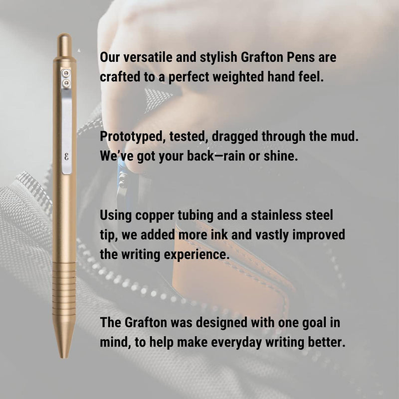 Everyman Grafton Ballpoint Pen, Gold