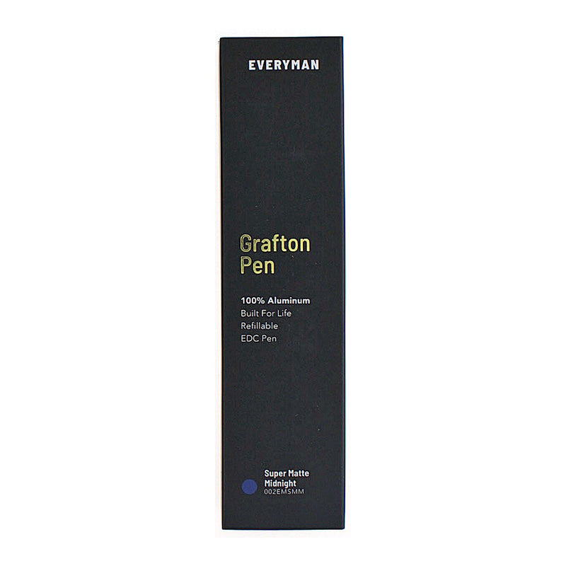 Everyman Grafton Ballpoint Pen, Super Matte, Midnight Blue