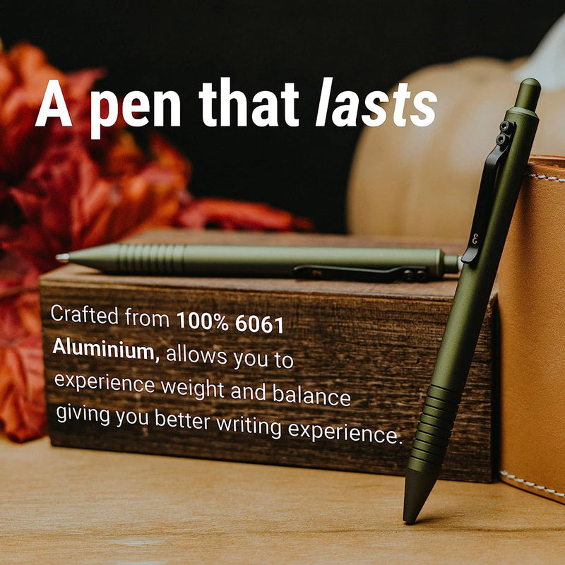 Everyman Grafton Ballpoint Pen, OD Green