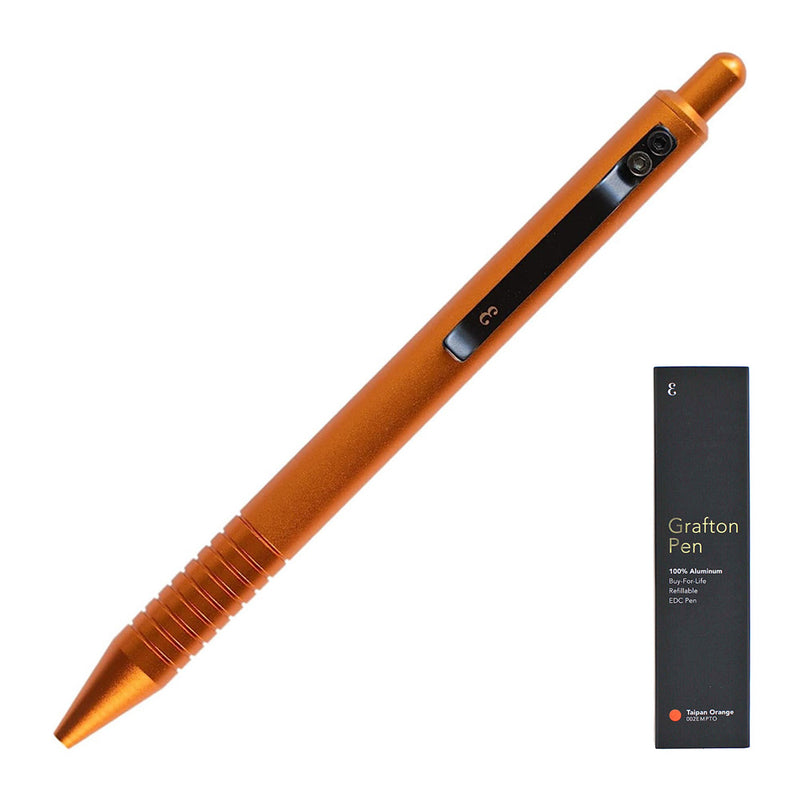 Everyman Grafton Ballpoint Pen, Taipan Orange
