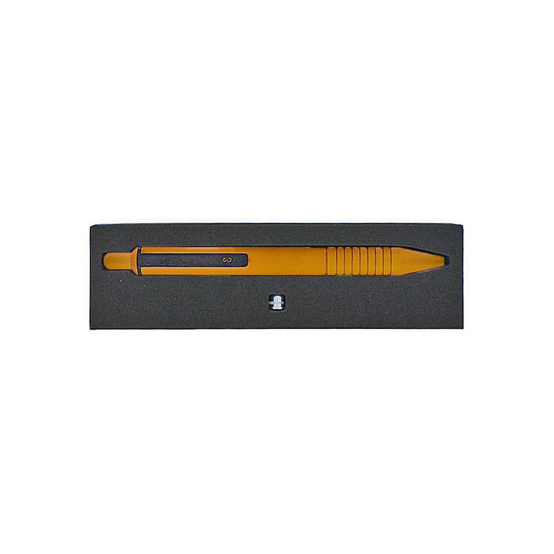 Everyman Grafton Mini Click Ballpoint Pen, Super Matte, Amber