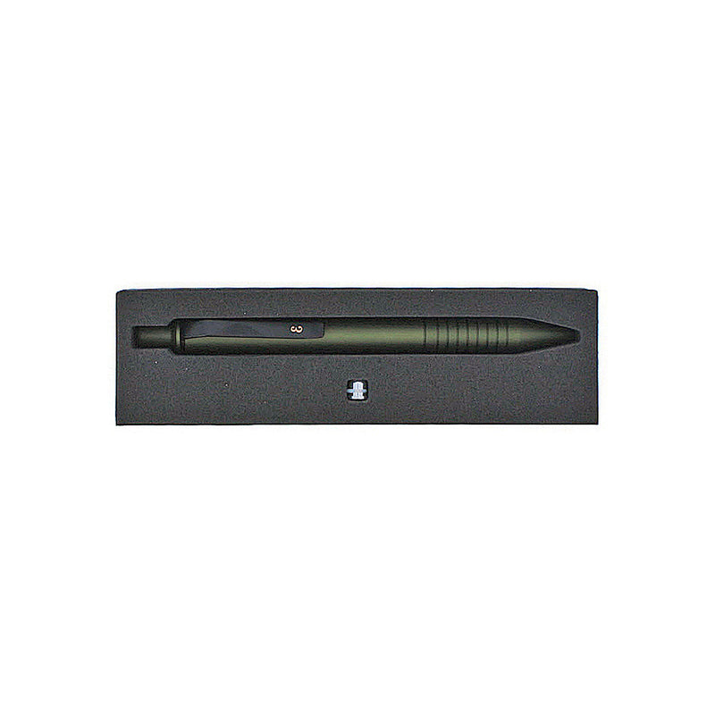 Everyman Grafton Mini Click Ballpoint Pen, Super Matte, OD Green